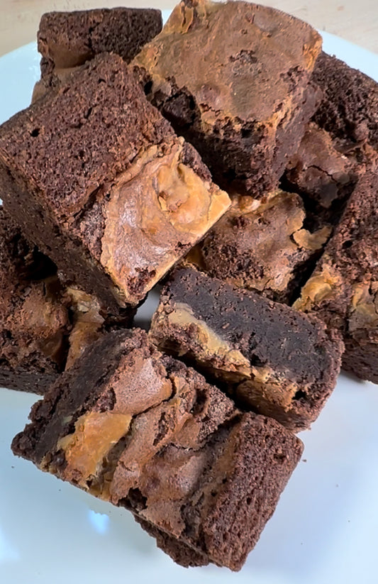 Decadent Butterscotch Swirl Fat Witch Brownies Recipe