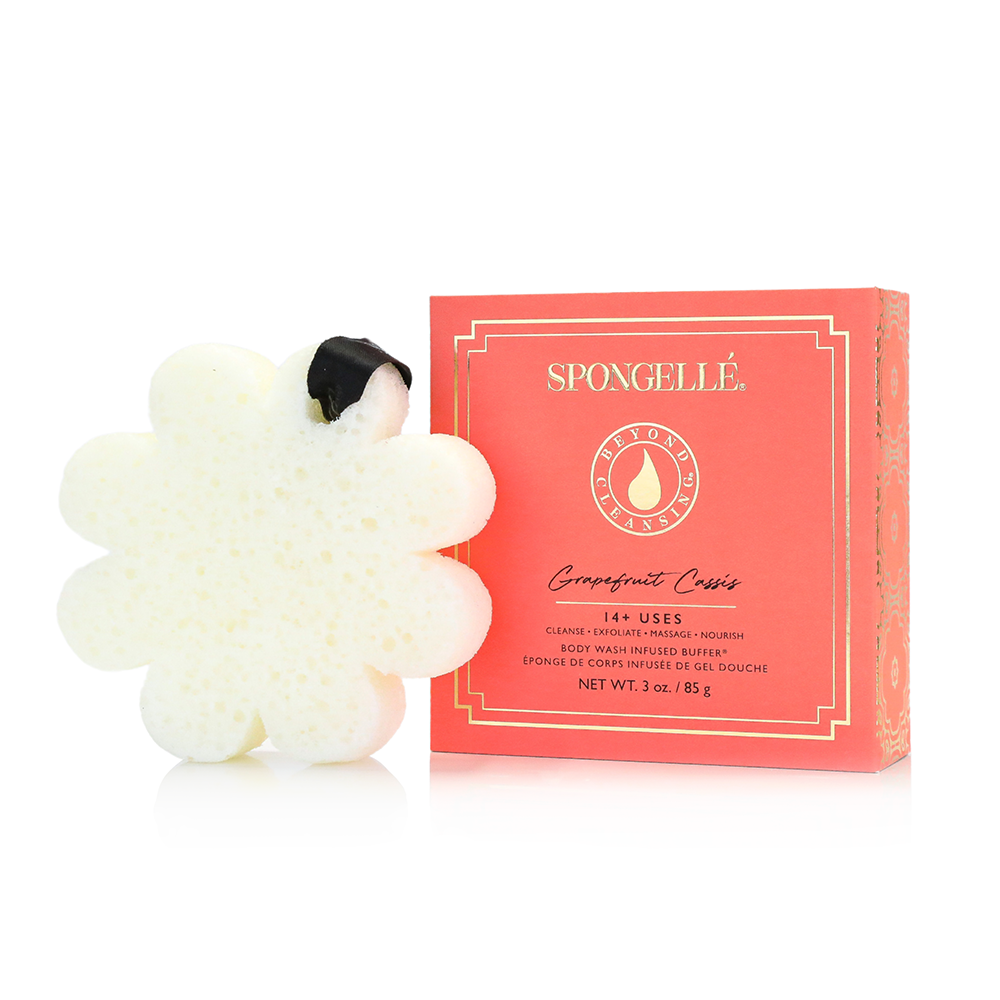 Spongellé | Valentines Day Gifts | Easter Gifts - Grapefruit Cassis Boxed Flower