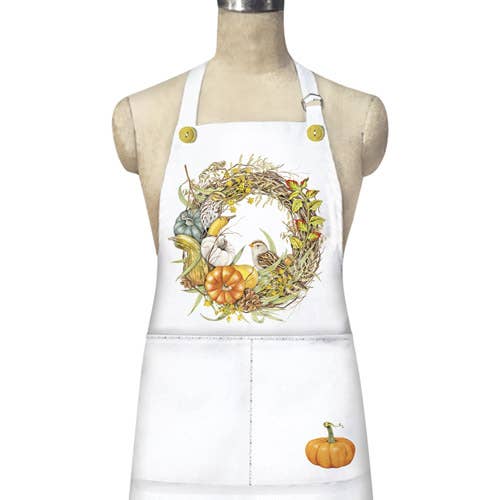 Mary Lake-Thompson Ltd. - Fall Pumpkin Wreath Loose Apron
