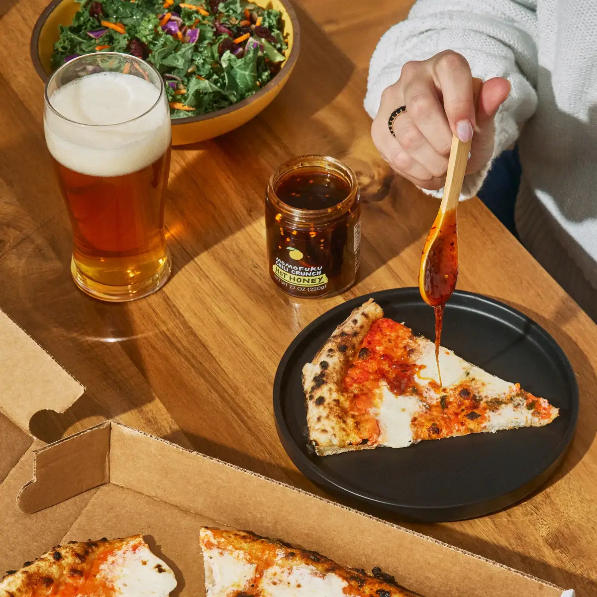 Momofuku - Chili Crunch Hot Honey | Spicy Honey | Condiment | Gift