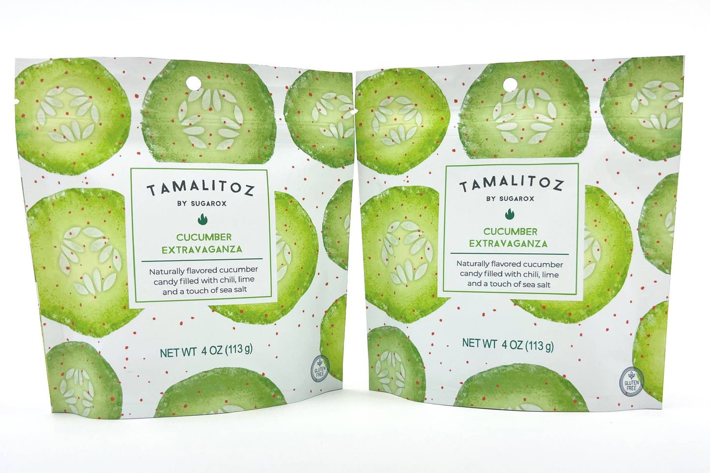 Sugarox Candy Studio LLC - CUCUMBER EXTRAVAGANZA TAMALITOZ CANDY 12CT