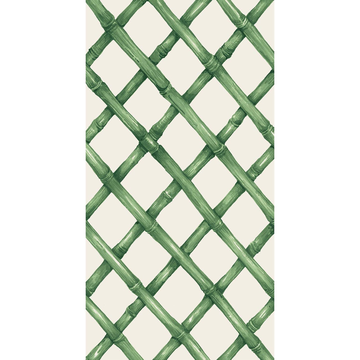 Hester & Cook - Stationery - Green Lattice Guest Napkin - Pack of 16