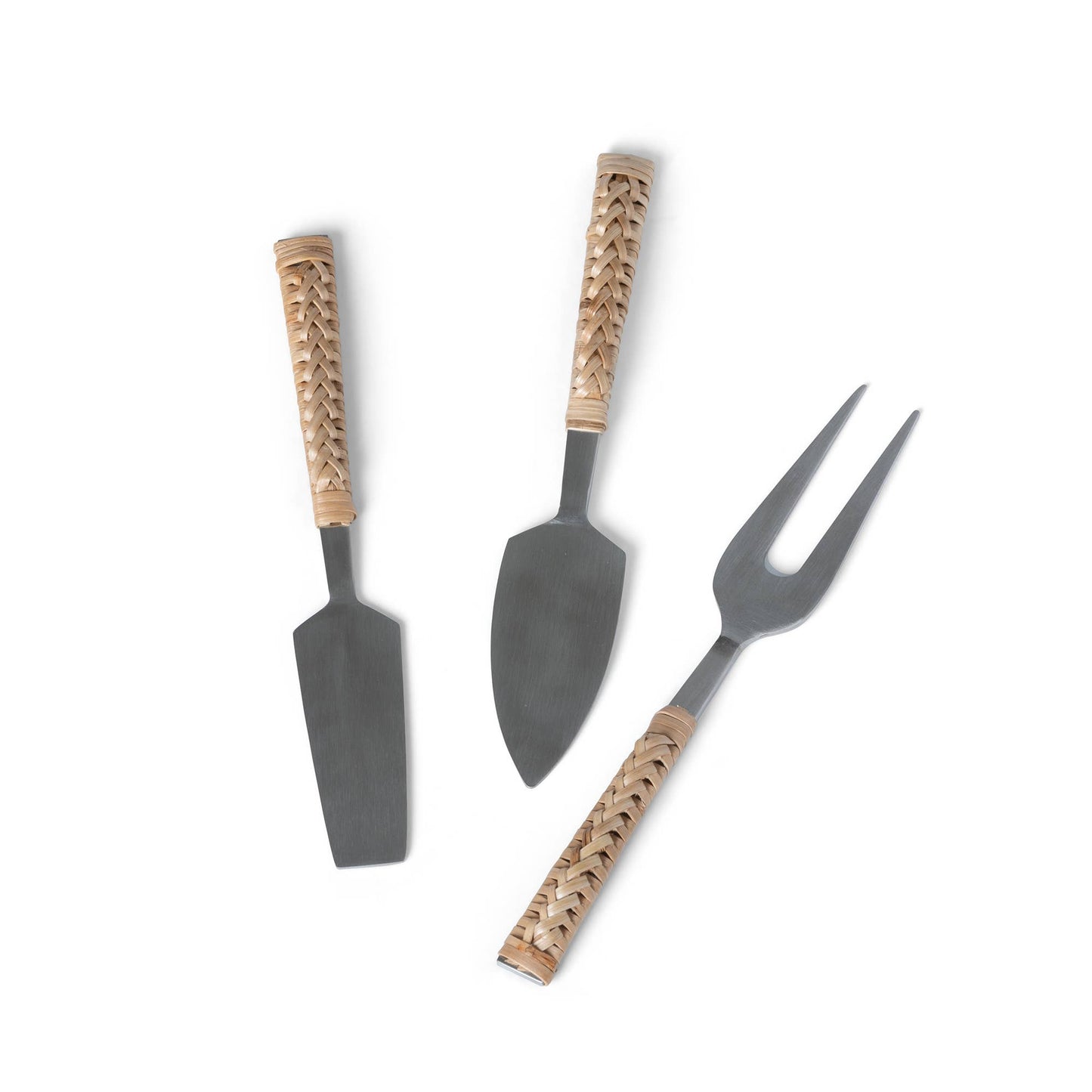 Park Hill Collection - Woven Bamboo Handle Cheese Servers