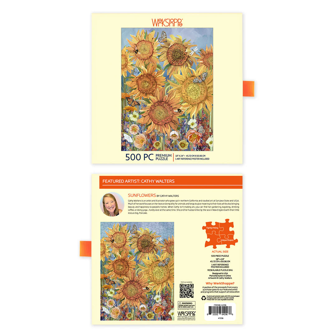 Sunflowers 500 Pc Puzzle