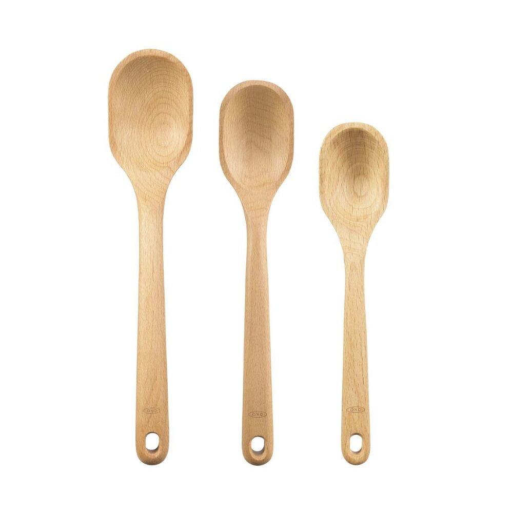 3 Pc Wooden Spoon Set