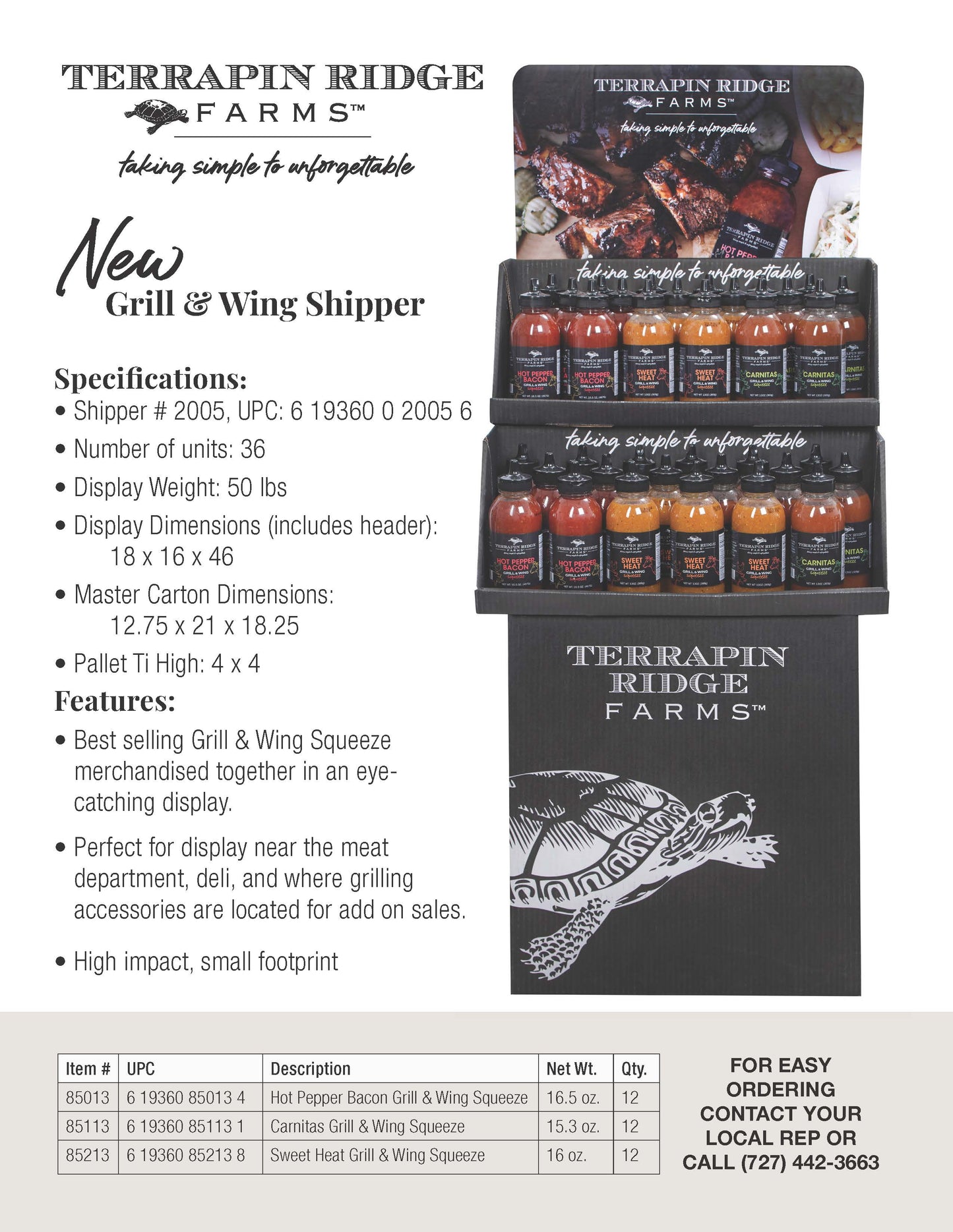 Terrapin Ridge Farms - Shipper - Grill & Wing Squeeze