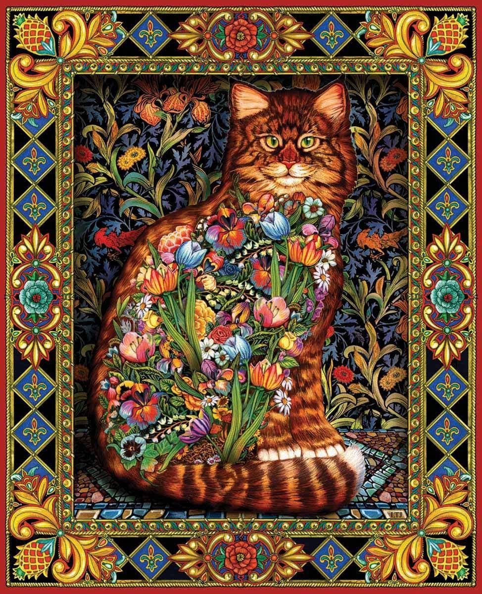 Tapestry Cat (402pz) - 1000 Piece Jigsaw Puzzle
