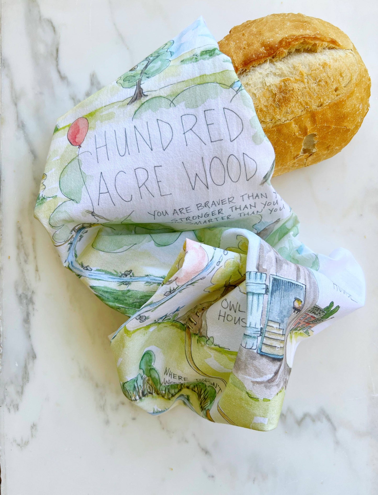 Pooh's Hundred Acre Wood Tea Towel