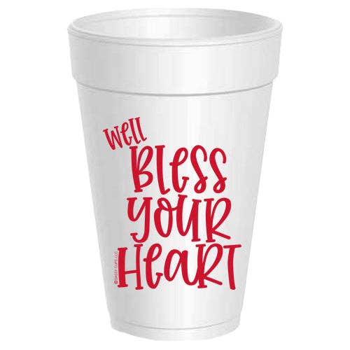 Sassy Cups - Well Bless Your Heart - 10 pack