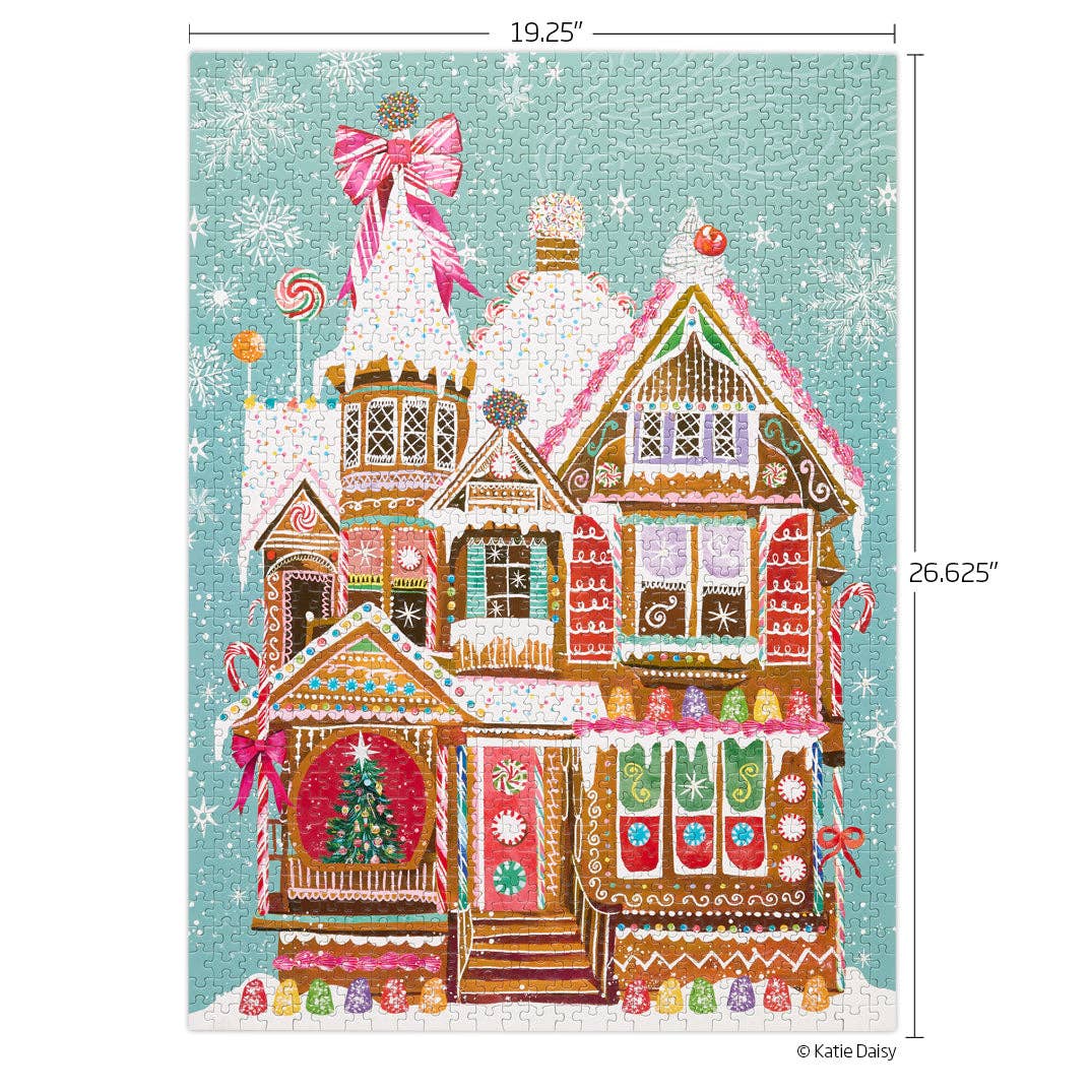Gingerbread House 1000 Piece Christmas Puzzle