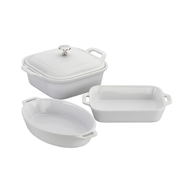 4-pc Macaron Mixed Baking Dish Set