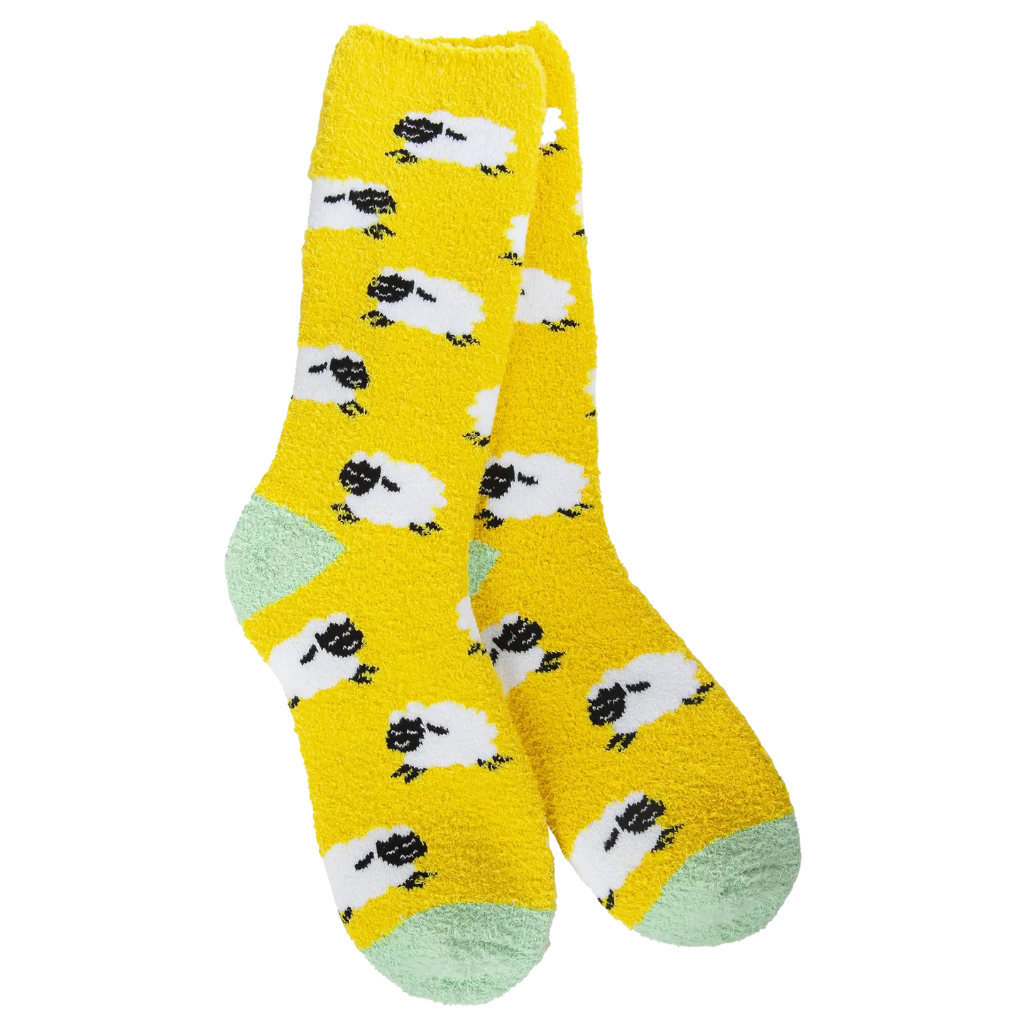 World's Softest® Socks - Cozy Spring Crew Counting Sheep