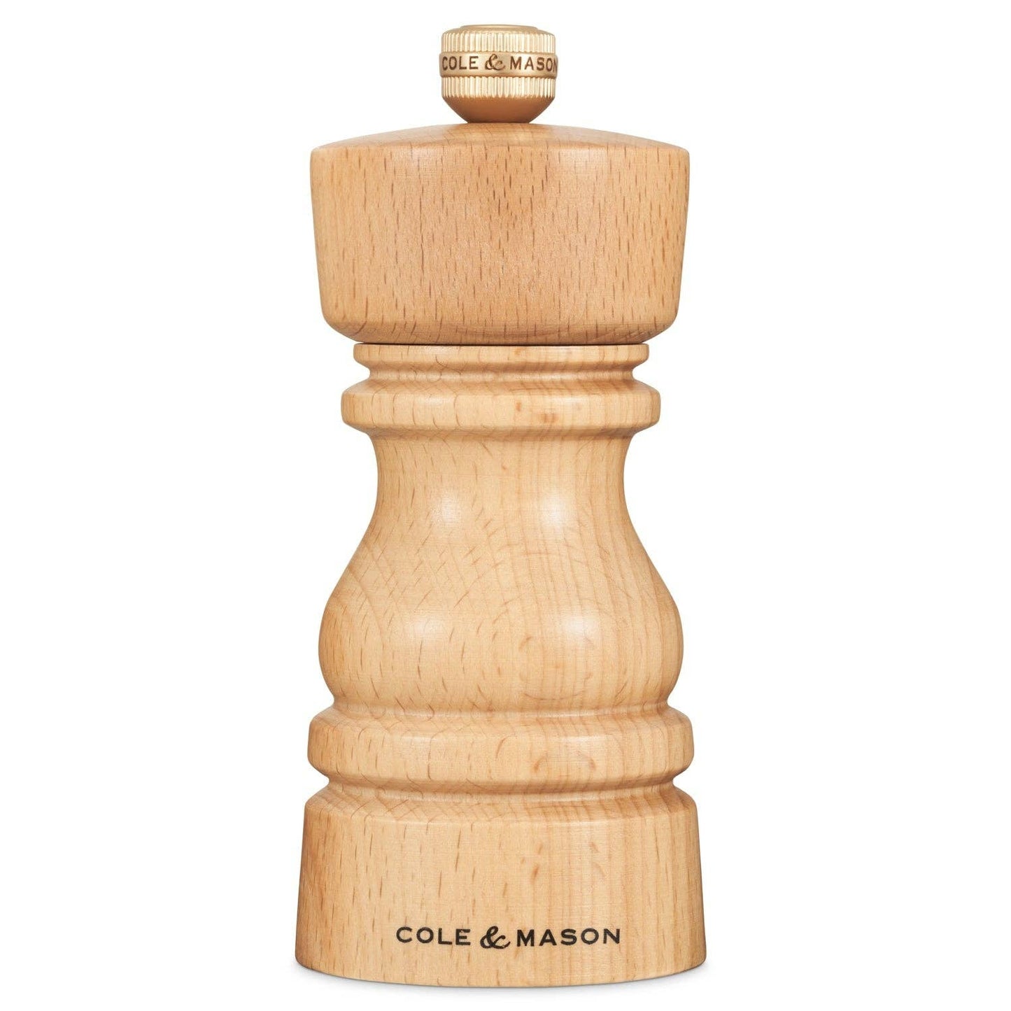 Cole & Mason London Natural Beech Salt & Pepper Mills