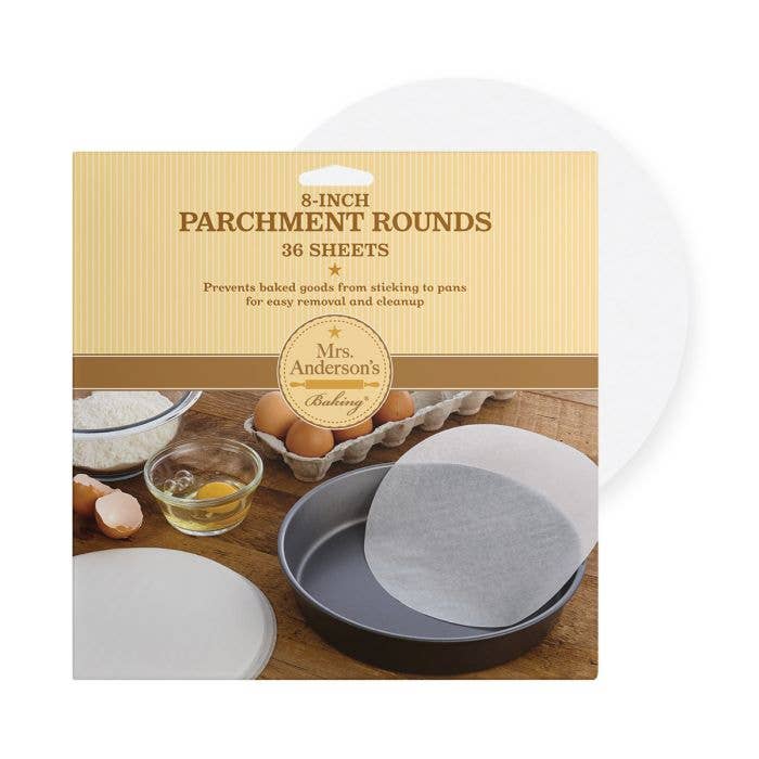 Baking Bleached Round Parchement Paper 8in
