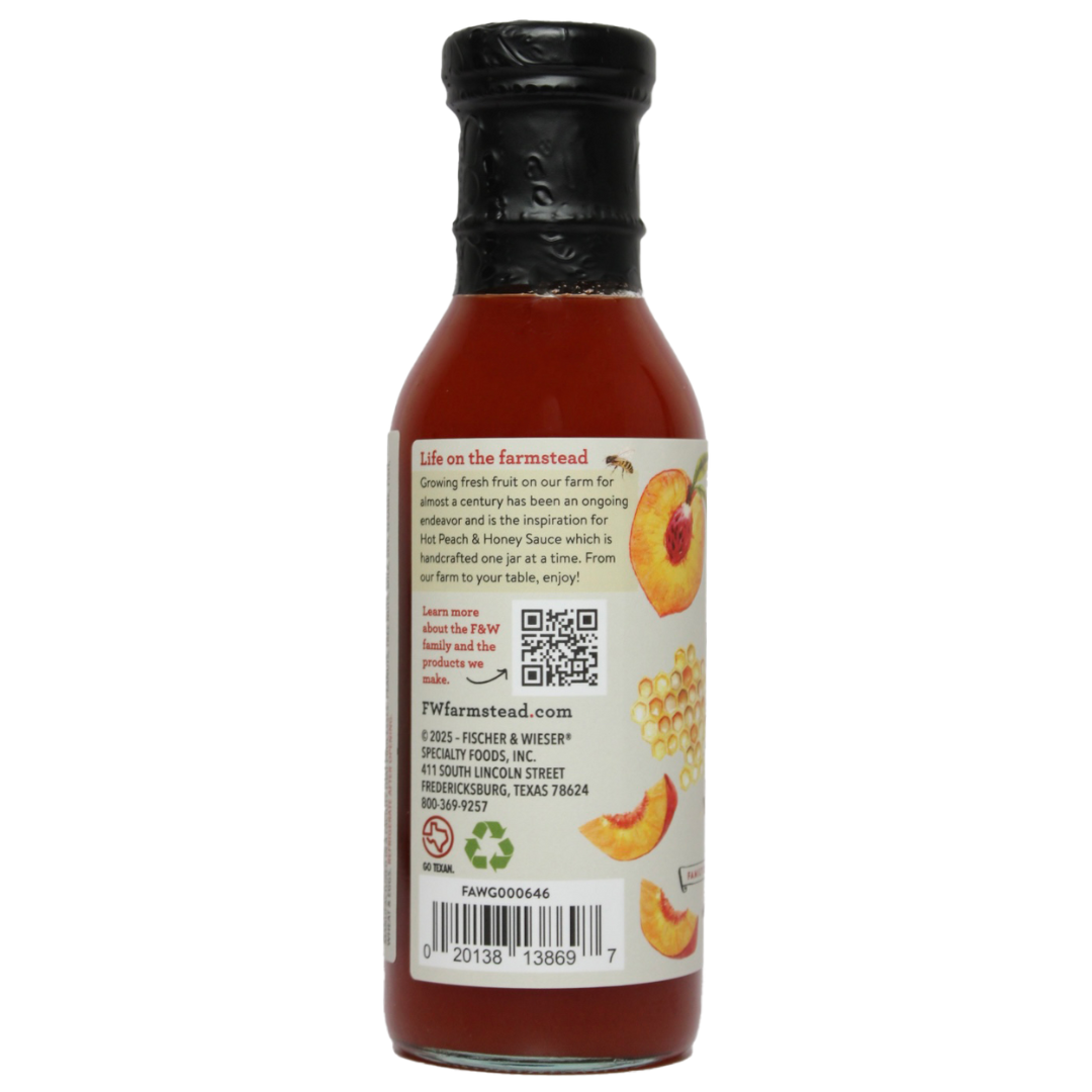 Hot Peach & Honey Sauce - NEW