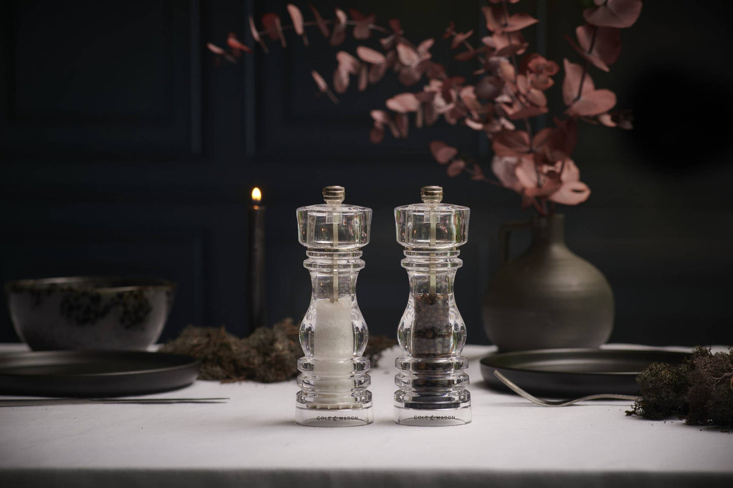 Cole & Mason London Acrylic Salt & Pepper Mills