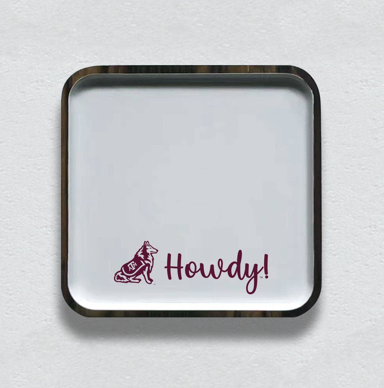 Texas A&M Spirit Mango Wood Small Tray