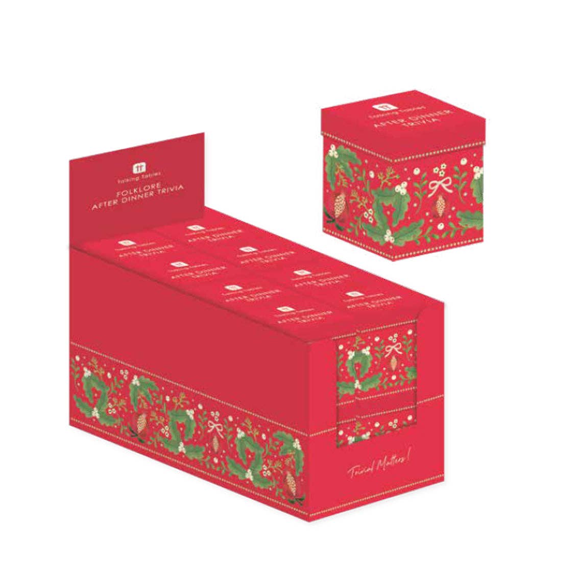 Folklore Red Christmas Trivia | POS |12 Pack | Xmas Gift |