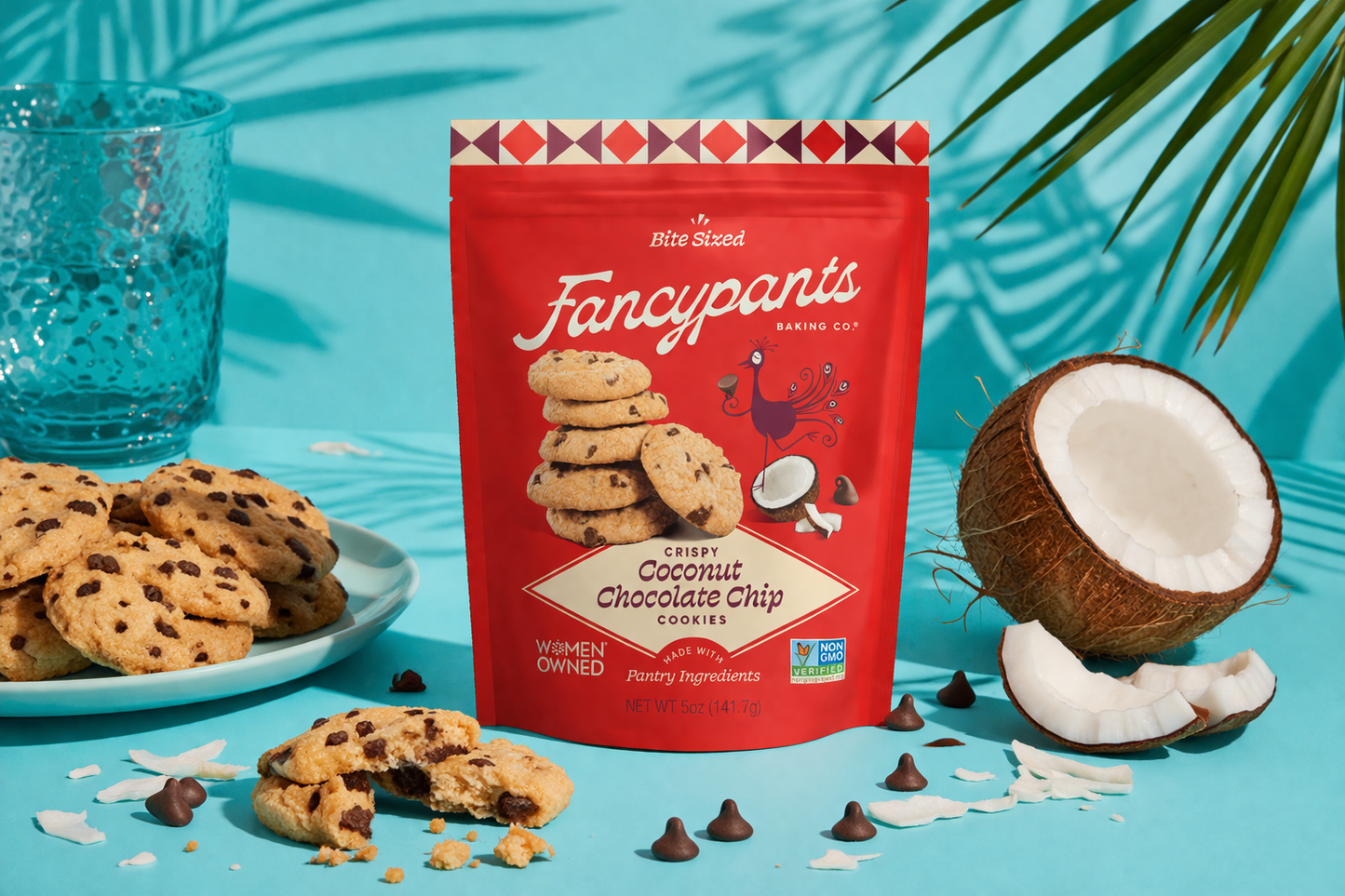 Coconut Chocolate Chip Cookies | Snacks | 12 pack | 5oz