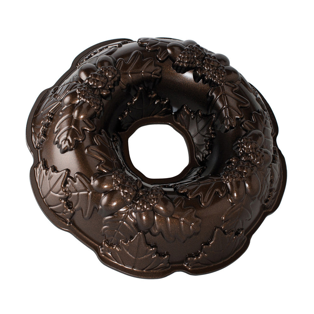 Fall Bronze Autumn Wreath Bundt Pan