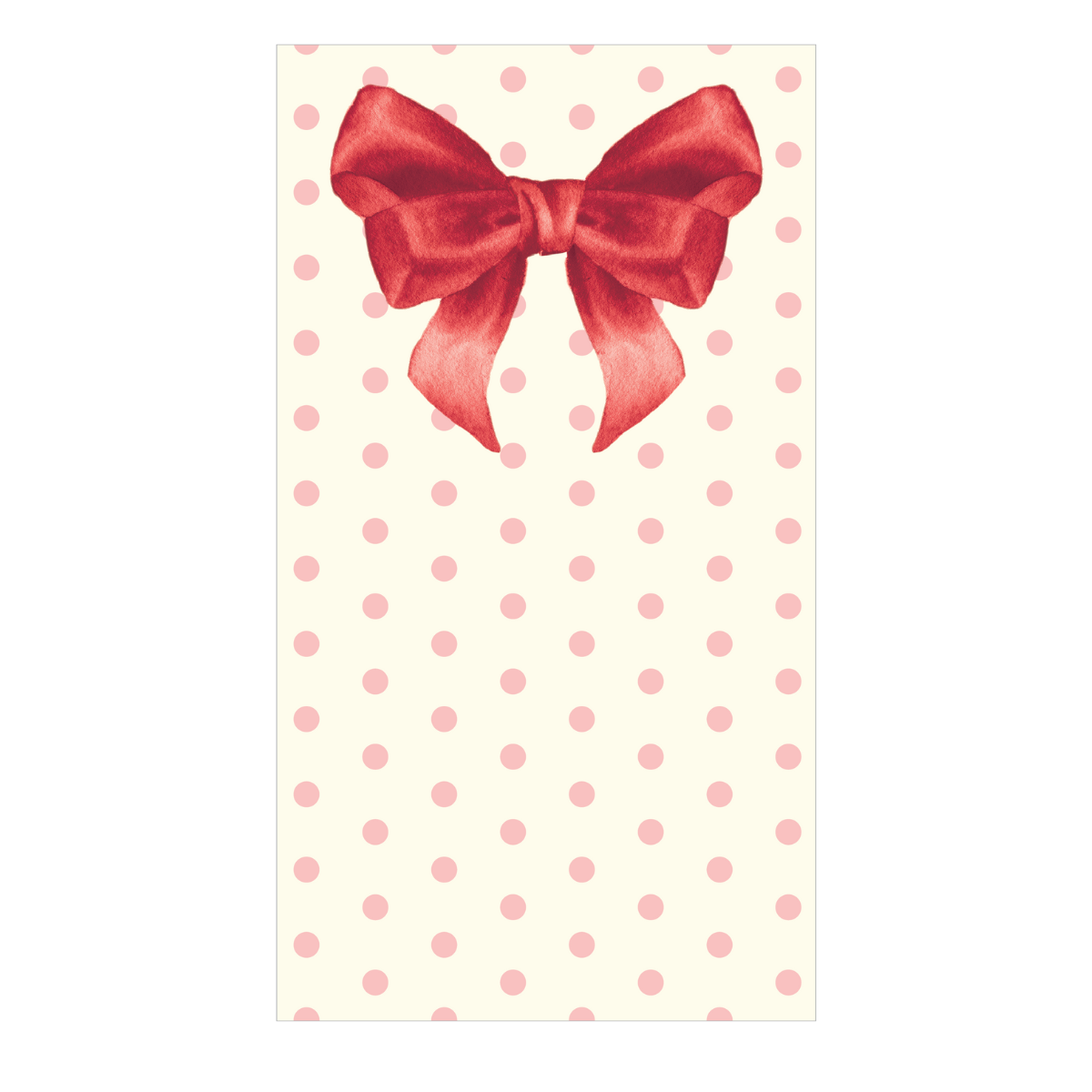 Pink Bows Guest Towel/20pk