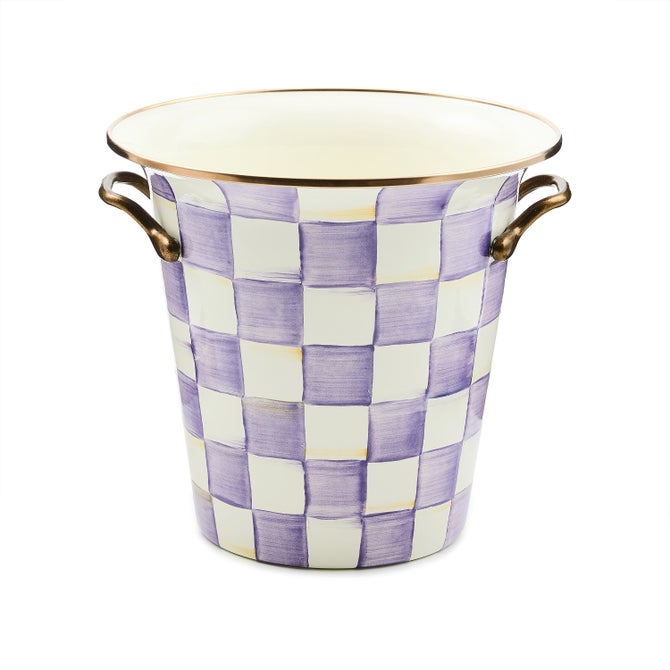 Wine Cooler Violet Check