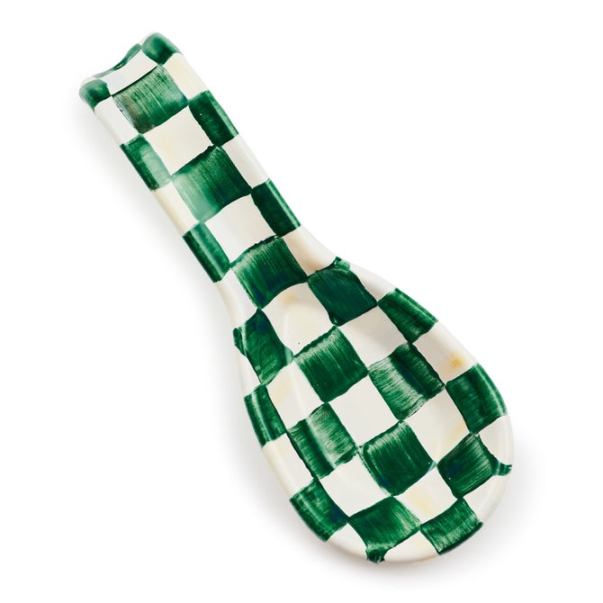 Mackenzie Childs Courtly Check Spoon Rest
