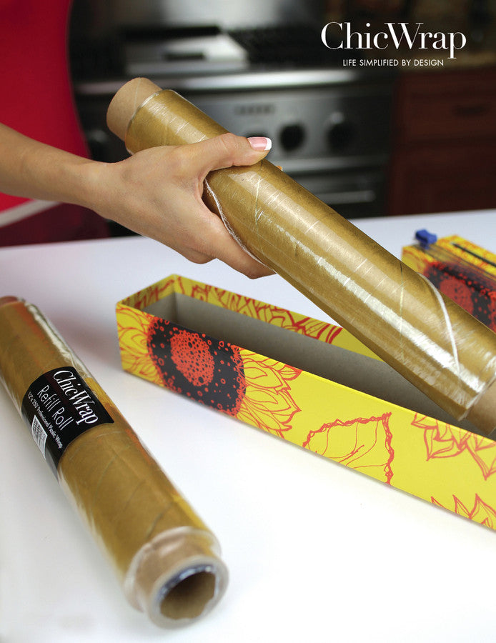12"x250' PVC Plastic Wrap Refill Roll