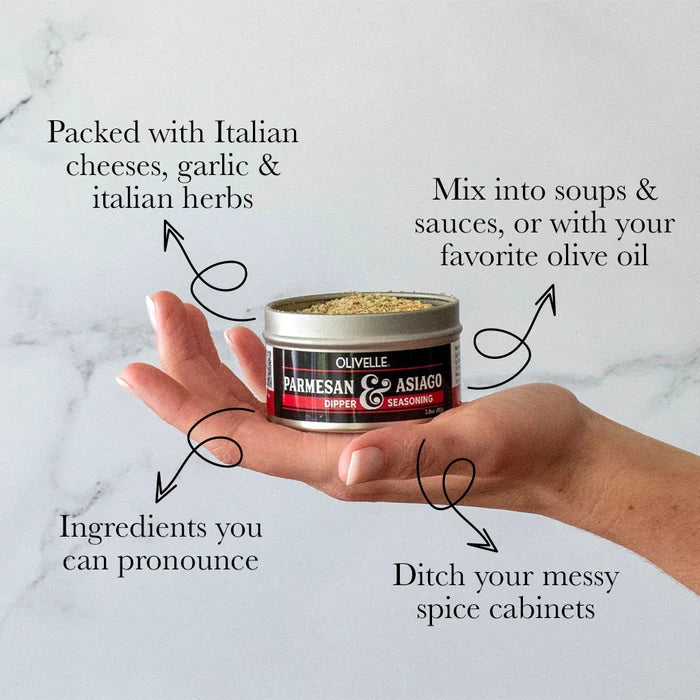 Olivelle Parmesan Asiago Dipper & Seasoning