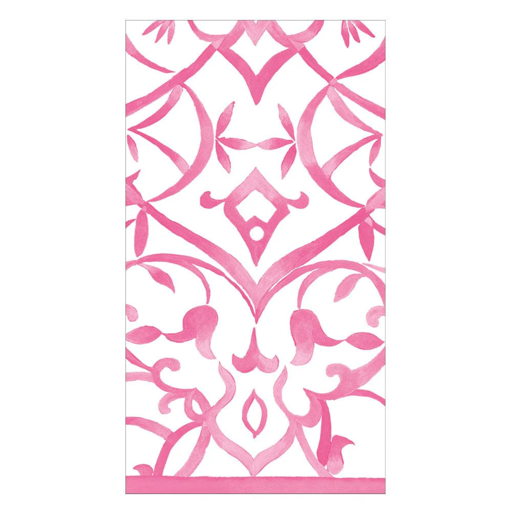 Paper Linen Algarve Fuchsia Guest Towel