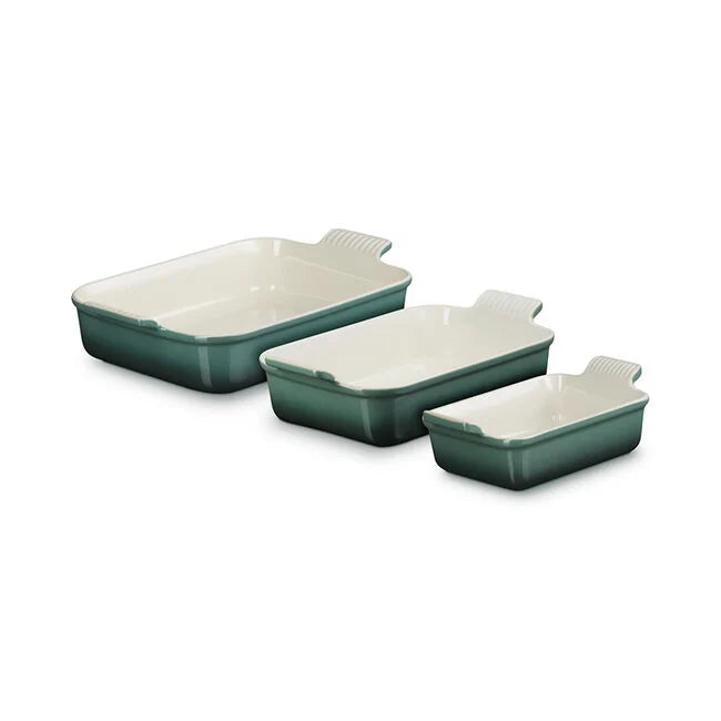 Le Creuset 3 Piece Rectangular Baking Dish Set