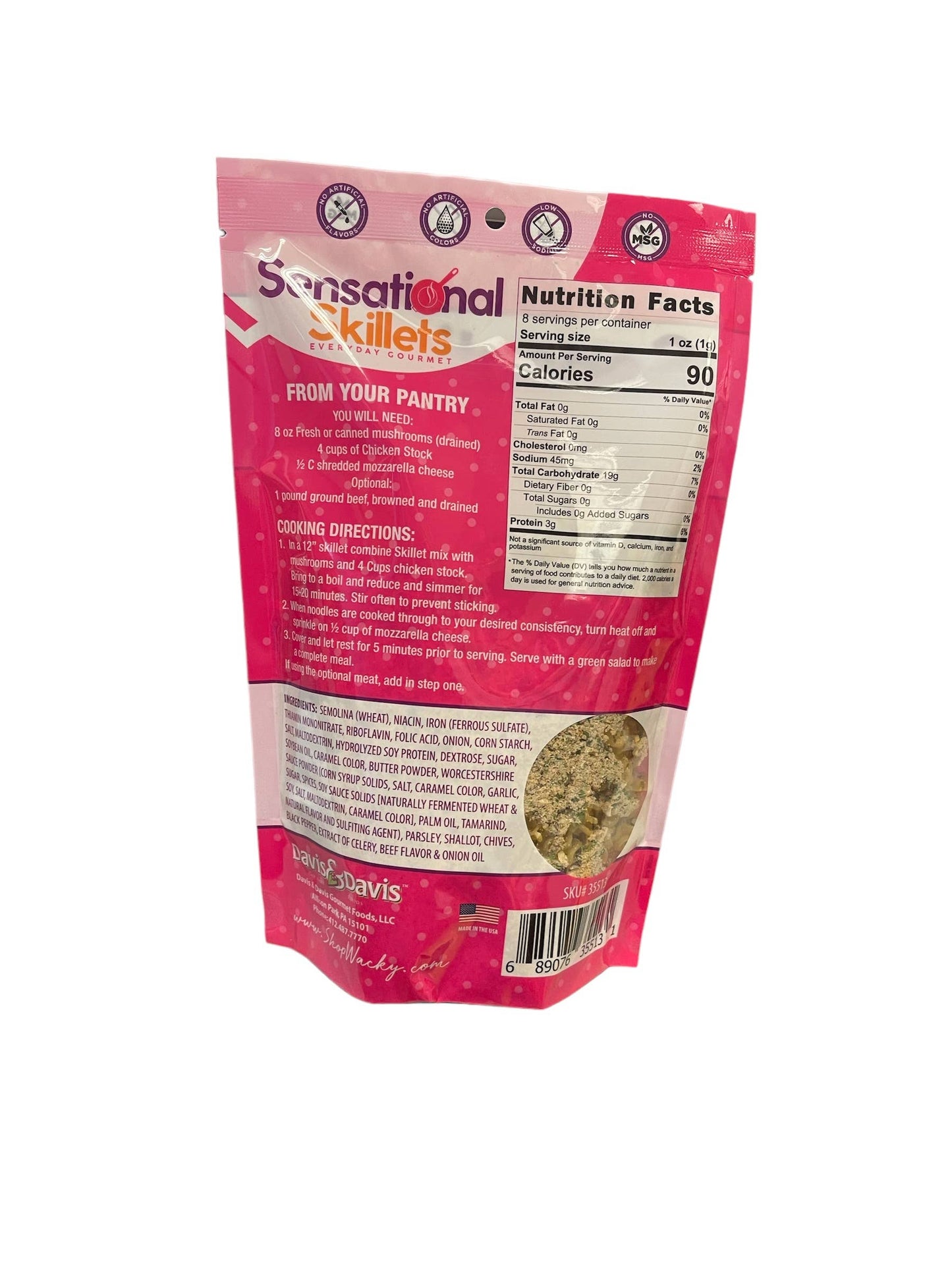 Davis & Davis Gourmet Foods - Weeknight French Onion Skillet meal Kit