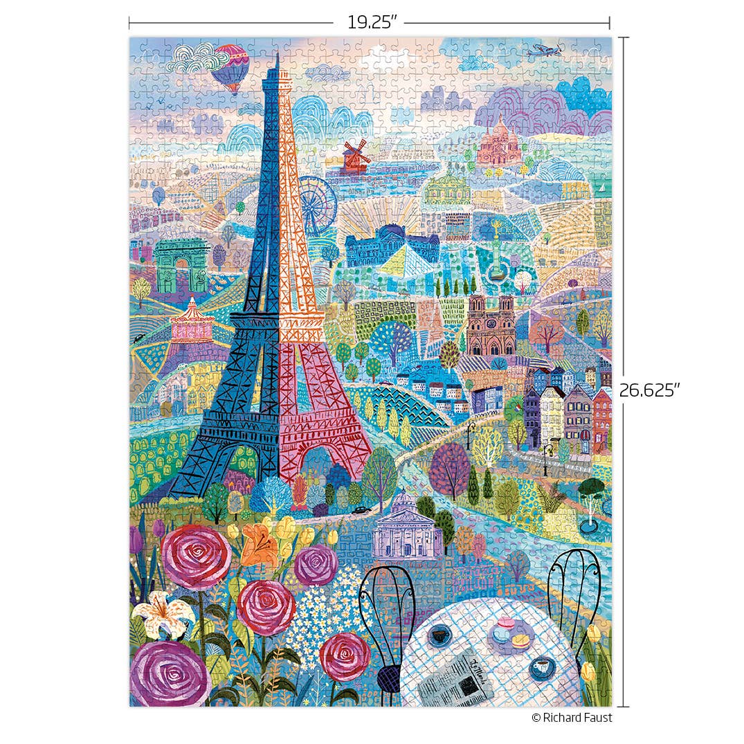 Paris 1000 Piece Jigsaw Puzzle