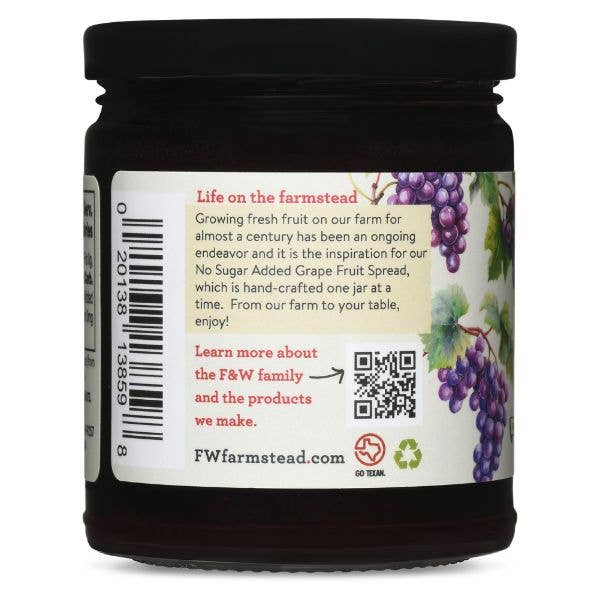 Grape Fruit Spread - No Sugar Added