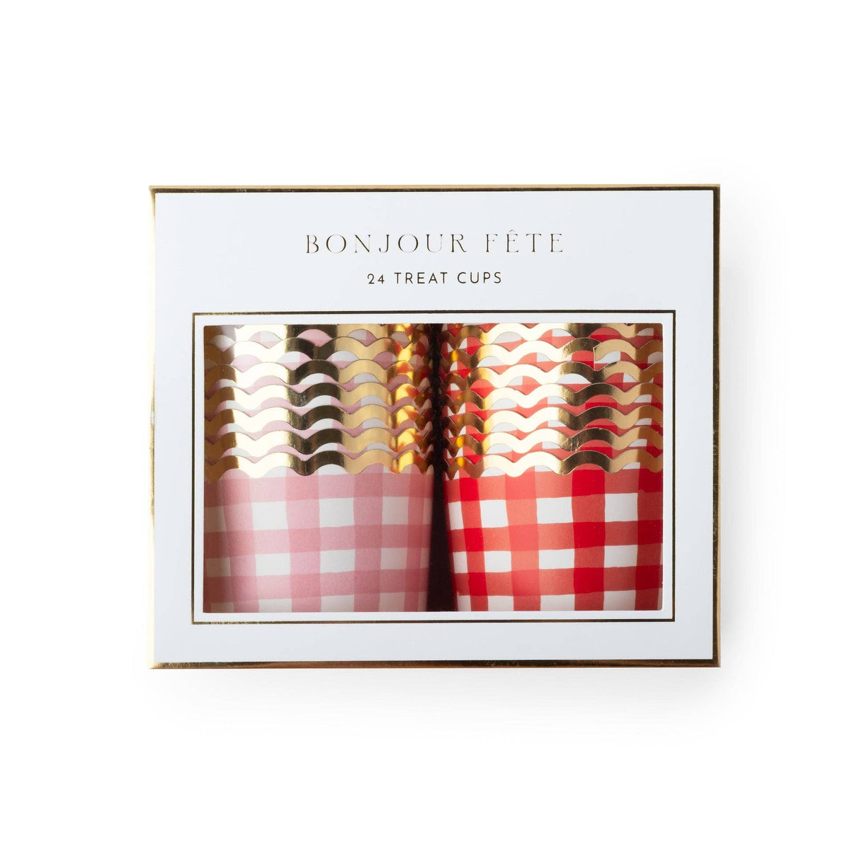 Red & Pink Gingham Treat Cups