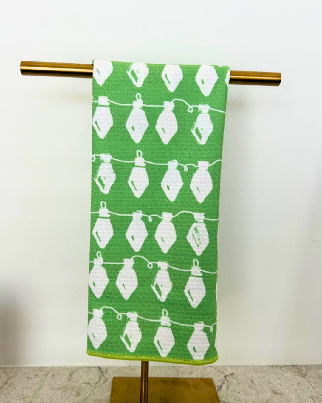 KEVA - Holiday Lights Double-Sided Tea Towel
