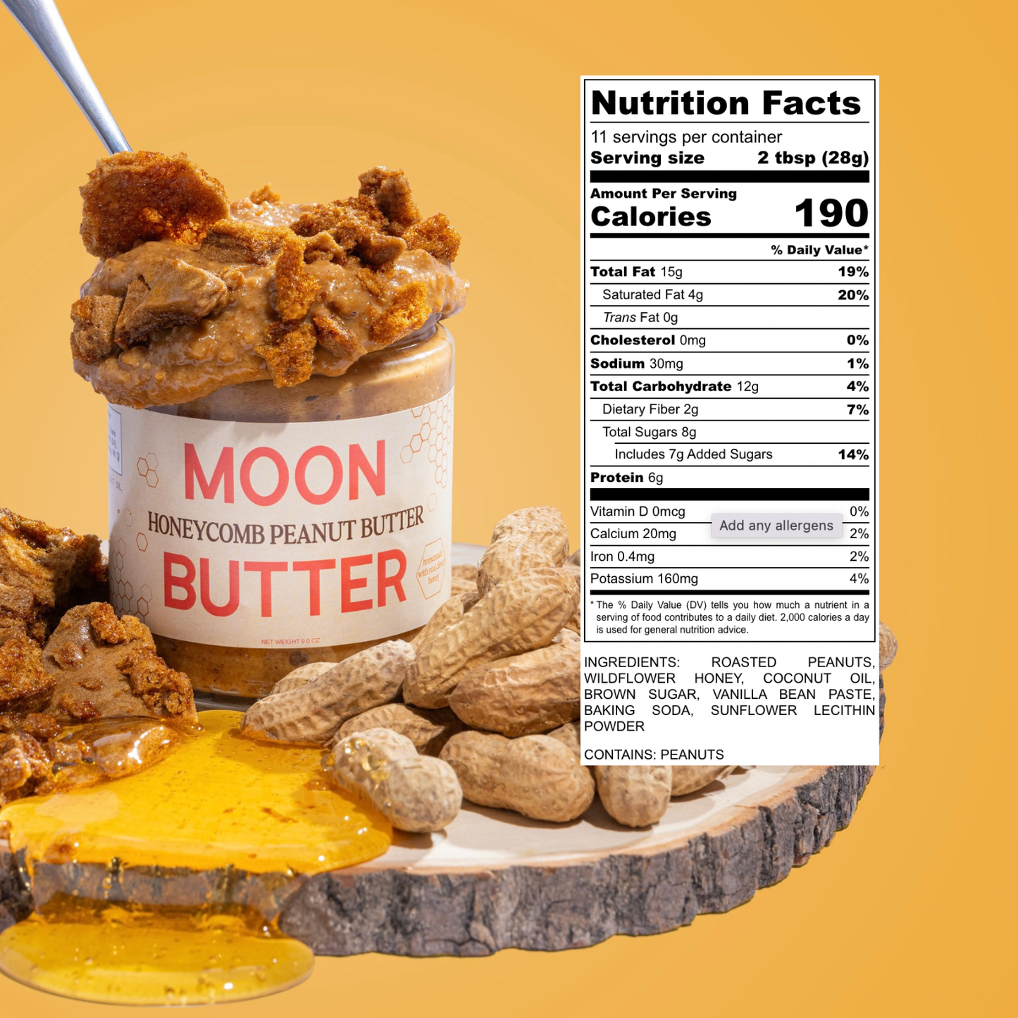 Honeycomb Peanut Butter