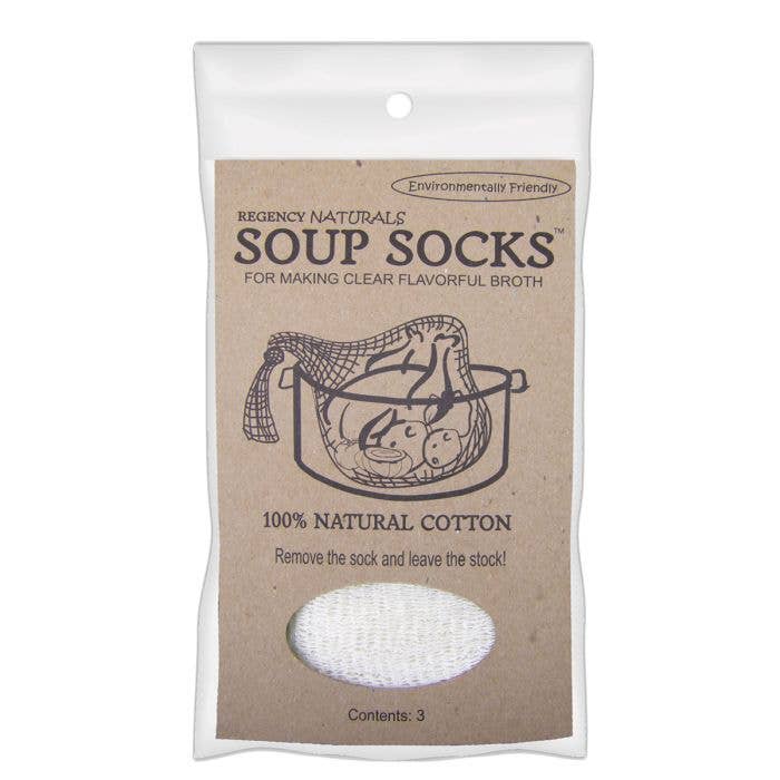 HIC - Harold Import Co. - Regency Cotton Soup Socks – Set of 2 Stock & Broth Bags