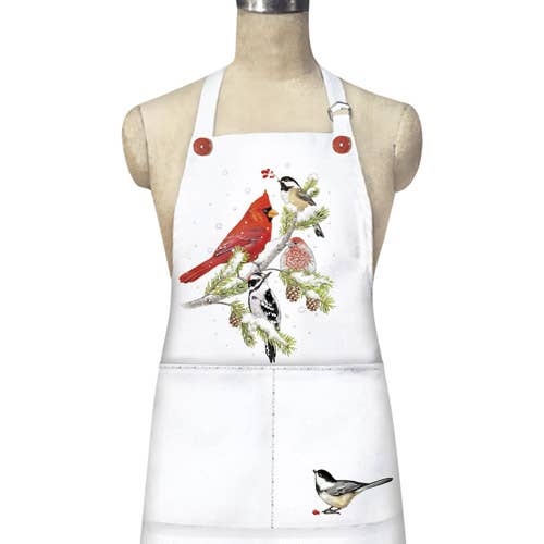 Mary Lake-Thompson Ltd. - Winter Branch Birds Apron