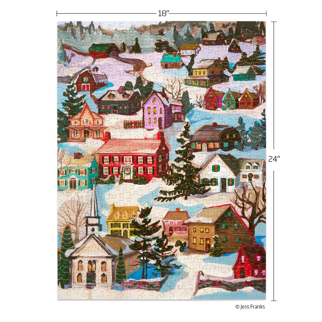 Winter Village 500 Piece Christmas Puzzle