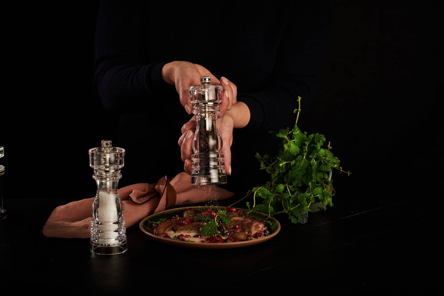 Cole & Mason London Acrylic Salt & Pepper Mills