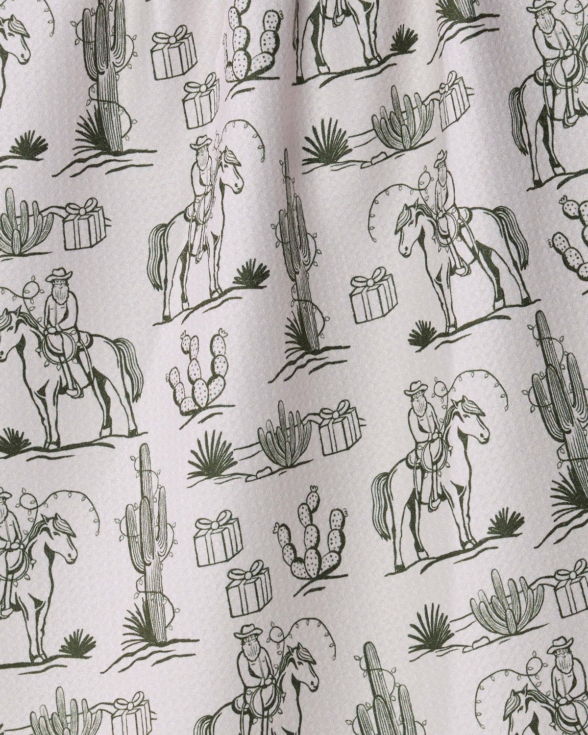 Cowboy Claus Tea Towel - Holiday 2026