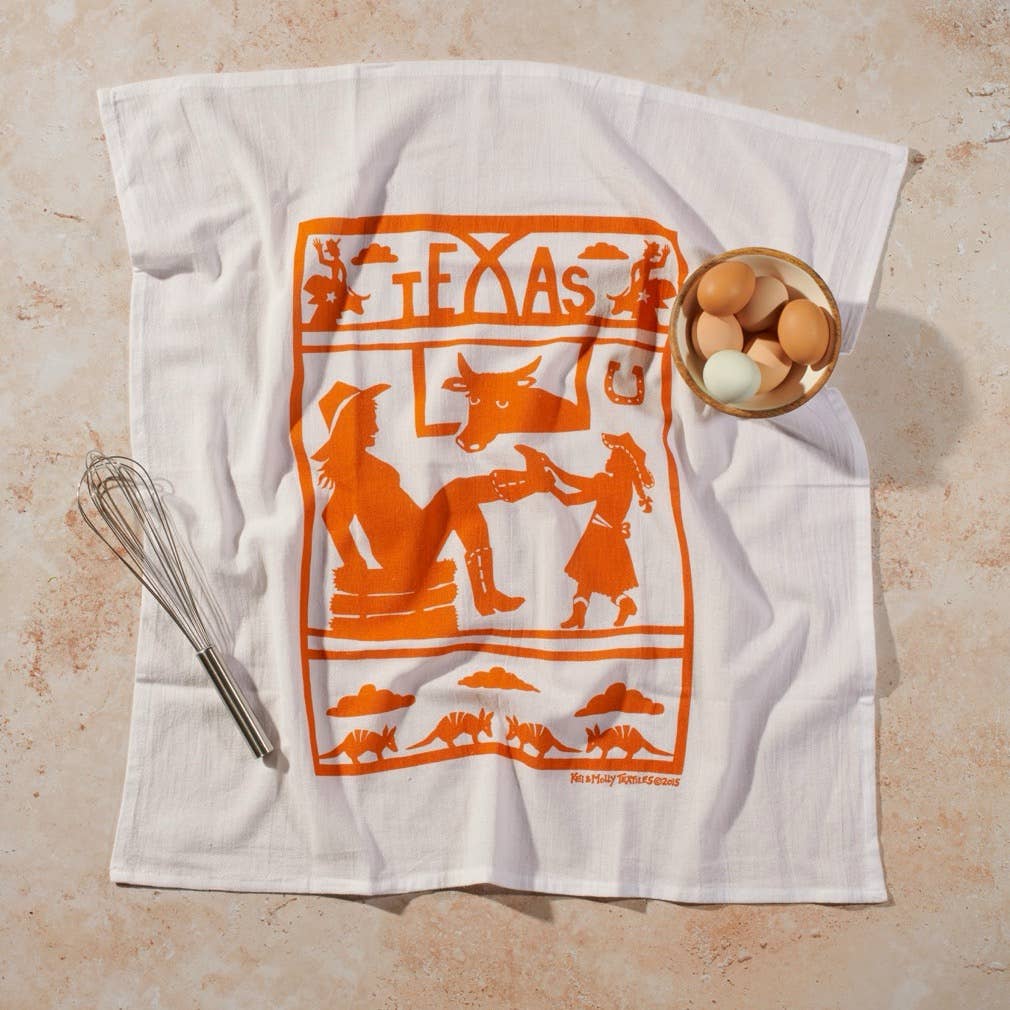 Flour Sack Dish Towel - Texas