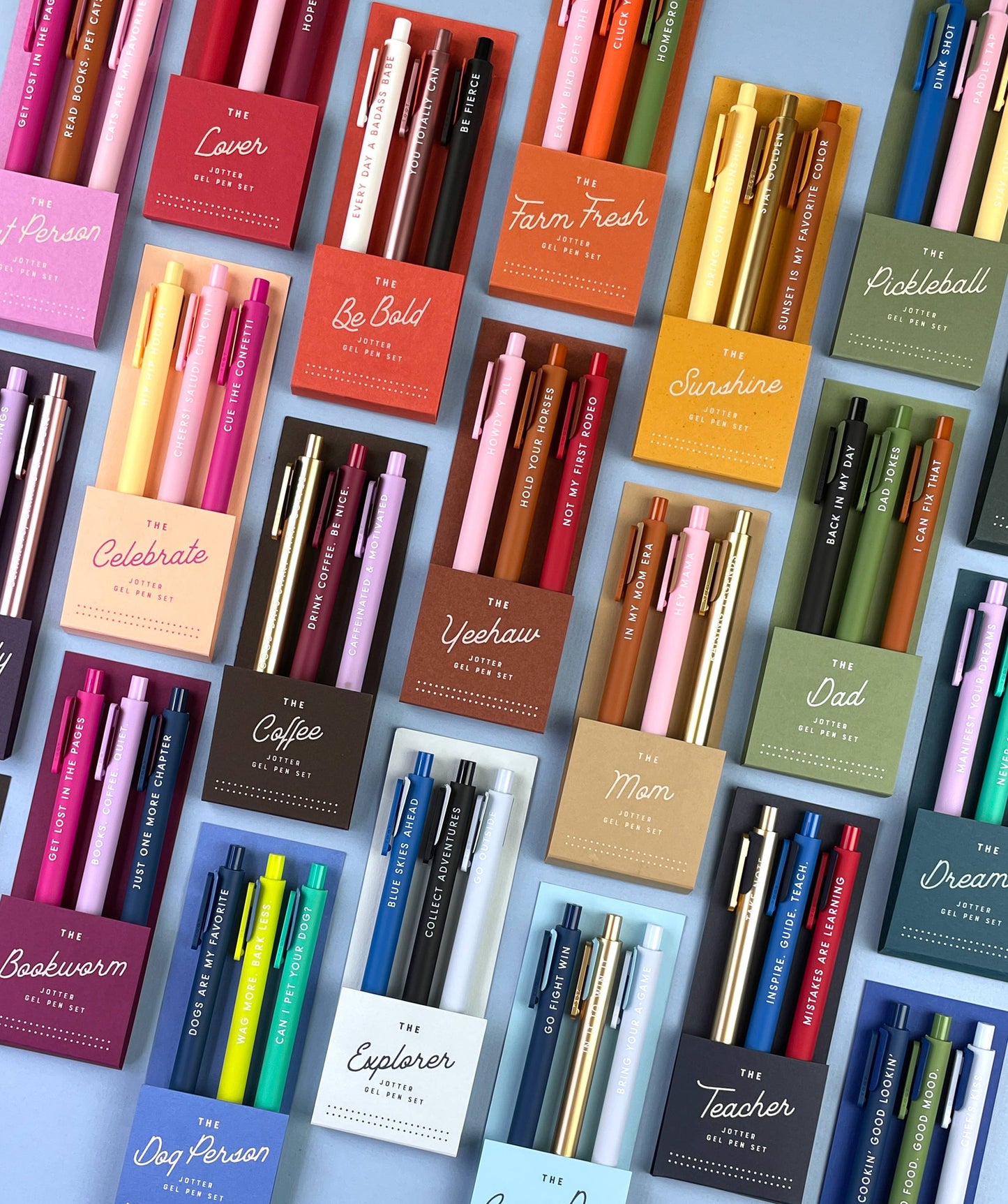 The Cat Person Jotter Gel Pen: Set of 3