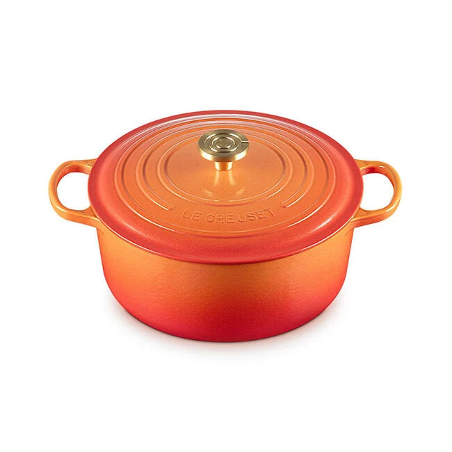 Le Creuset 100th Anniversary Flamme Doree 7.25 QT Dutch Oven