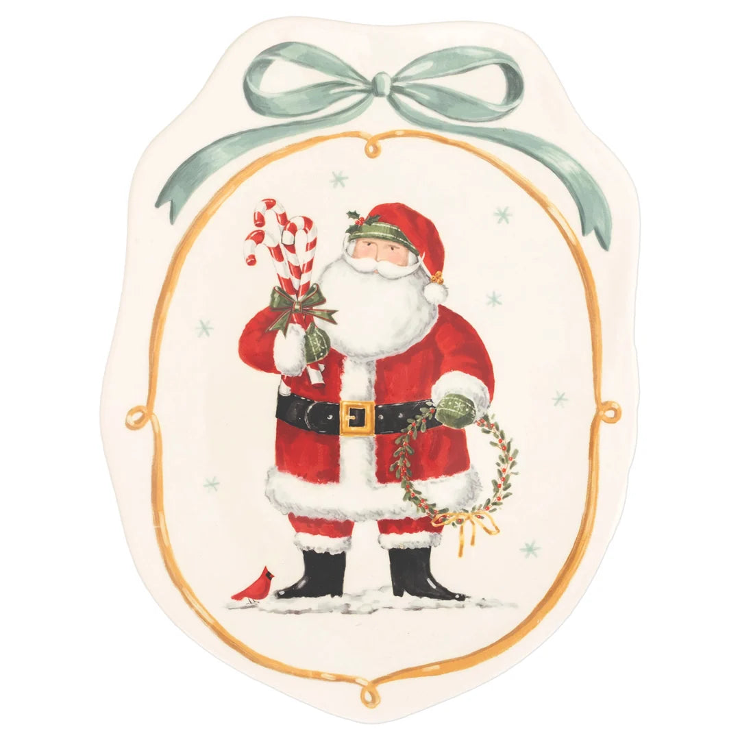 Frosty Fun Santa Plate