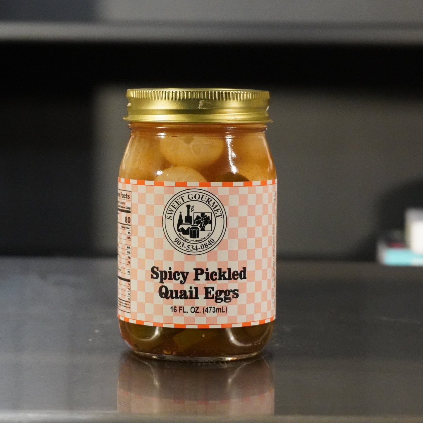 Sweet Gourmet Spicy Pickled Quail Eggs