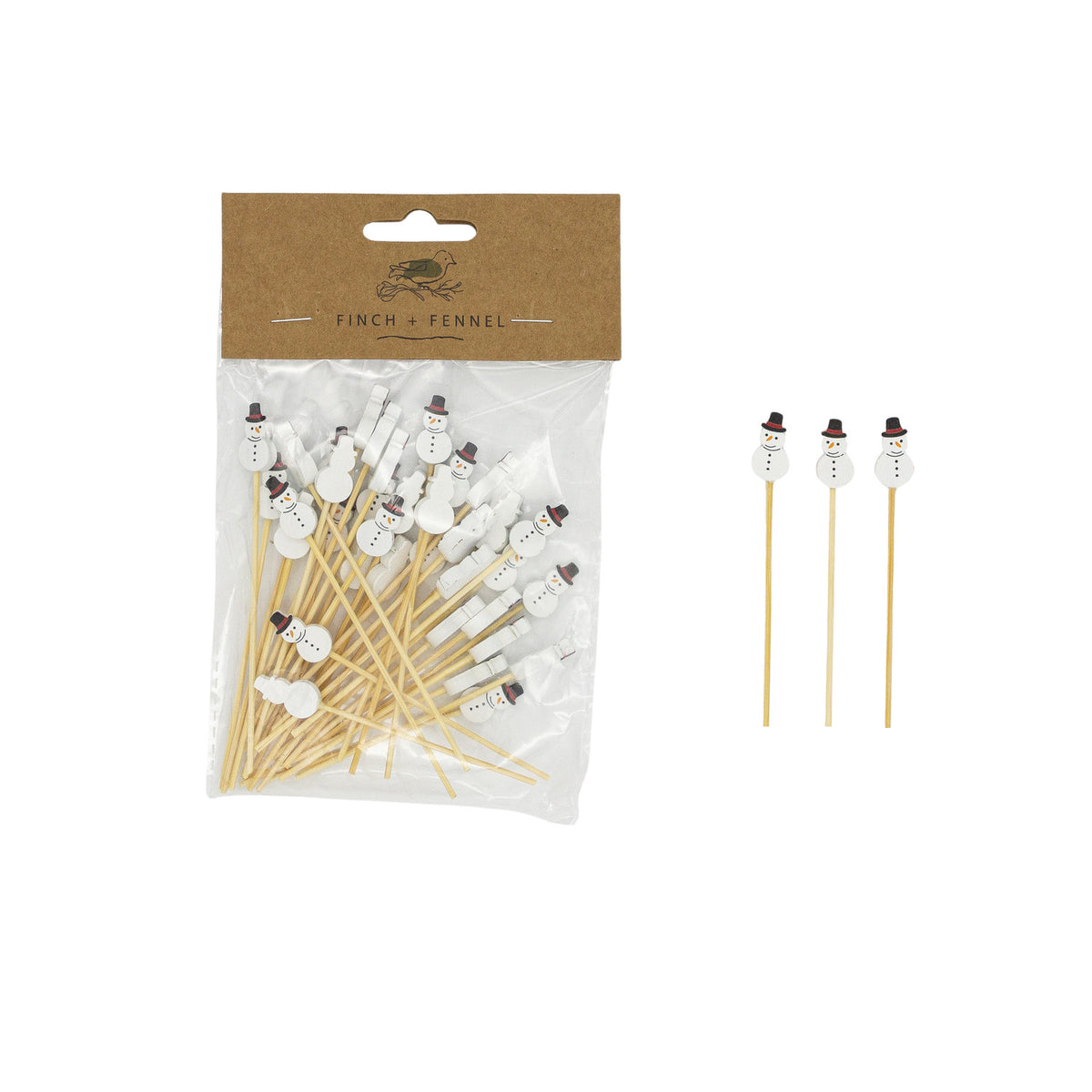 Christmas Bamboo Skewers