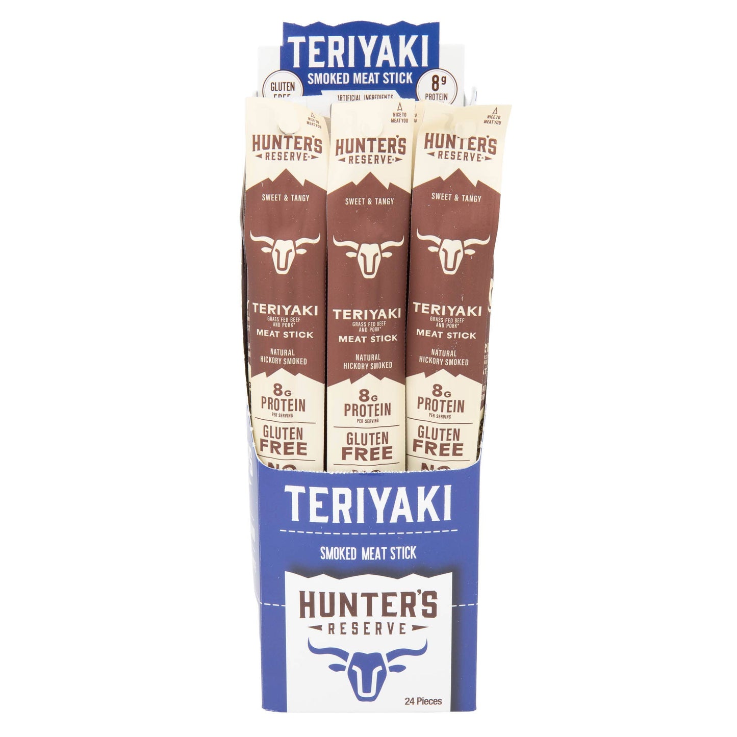 Hunter's Reserve - Teriyaki Grass Fed Beef Meat Stick