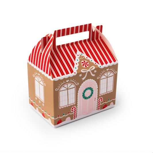 SWEET GINGERBREAD HOUSE COOKIE BOXES